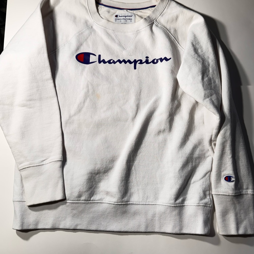 Champion White Sweatshirt